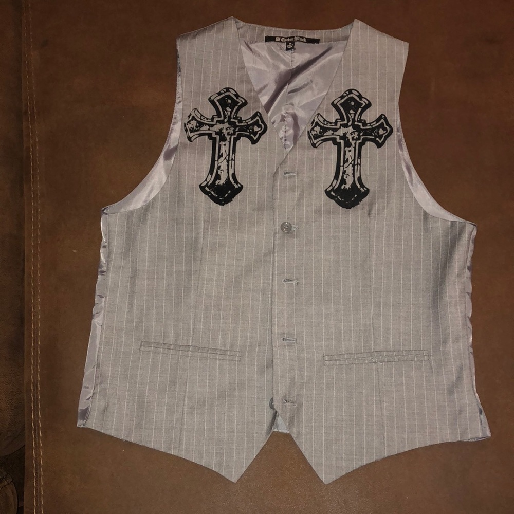 Men’s Carbon Black gray vest size medium